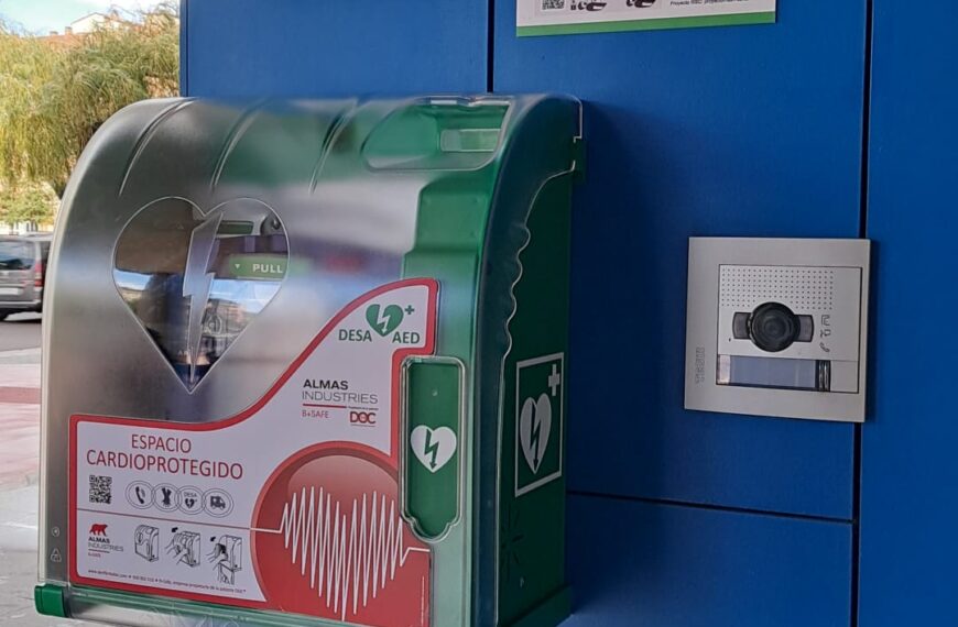 Desfibrilador en el Colegio de Enfermería de Burgos