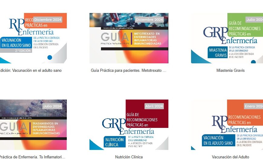 Accede gratis a guías clínicas de práctica para enfermeras